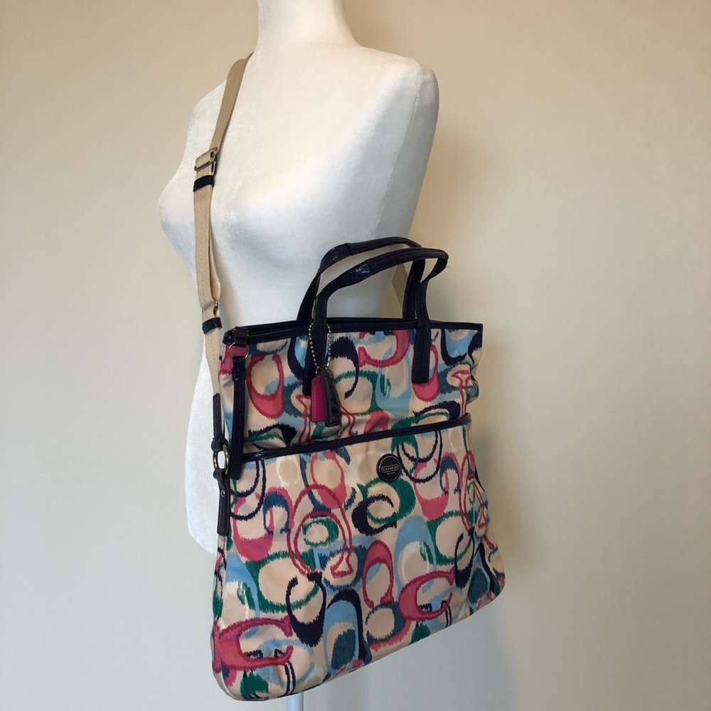 Coach Multi-Colored Large Cross Body Bag